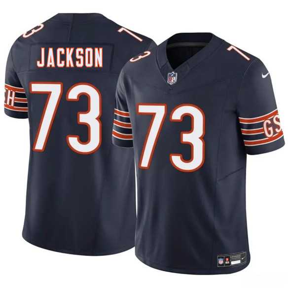 Men & Women & Youth Chicago Bears #73 Jonah Jackson Navy 2025 F.U.S.E. Vapor Stitched Jersey,We sell and wholesale Men & Women & Youth Chicago Bears #73 Jonah Jackson Navy 2025 F.U.S.E. Vapor Stitched Jersey on line form chian!